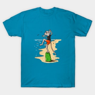 Cats And Cucumbers Karate Cat T-Shirt